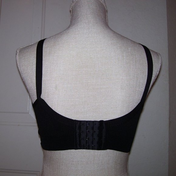 Black I Love SIA Padded Nursing Bra Size Small - Picture 3 of 11